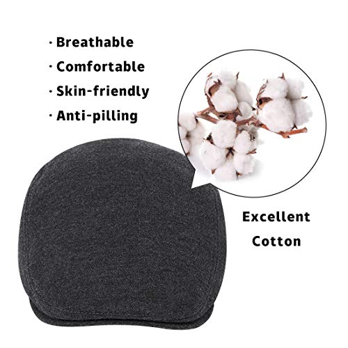 516ejvj6oxl.jpg WETOO Men's Flat Cap Gatsby Newsboy Lvy Irish Driving Cabbie Hunting Hat