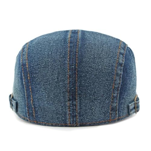 517qp ae1sl.jpg Qunson Men's Adjustable Flat Newsboy Cap Lightweight Ivy Gatsby Hat