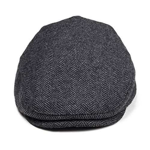 5182hdnikol.jpg Jangoul Kids Wool Tweed Herringbone Flat Cap for Boys