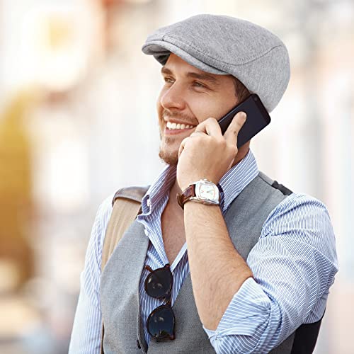 518mzhcphpl.jpg Satinior Men's 4-Piece Newsboy Hat Set Irish Cabbie Cap