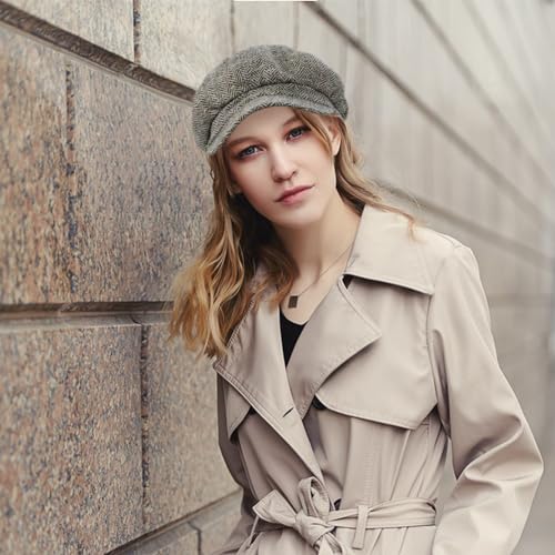 519ktnyg6sl.jpg ColorSun Women's Newsboy Caps & Beret Hats Fashion Visor Gatsby Hat