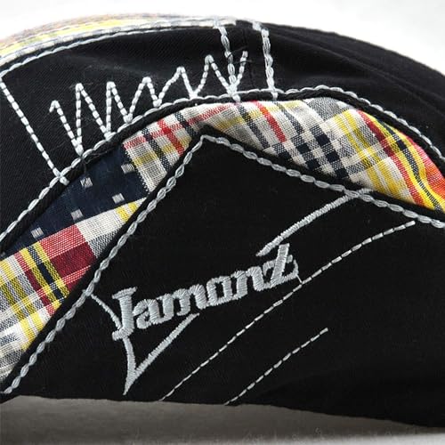 51ae6e1yz6l.jpg Men's Adjustable Buckle Newsboy Beret Hat Cabbie Gatsby Cap