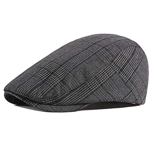 51c0gm5h57l.jpg Qunson 2 Pack Men's Cotton Flat Cap Ivy Gatsby Hat