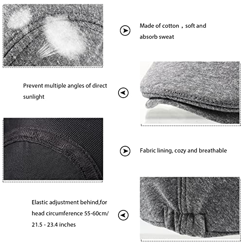 51cirtaywjl.jpg Satinior Men's 4-Piece Newsboy Hat Set Irish Cabbie Cap