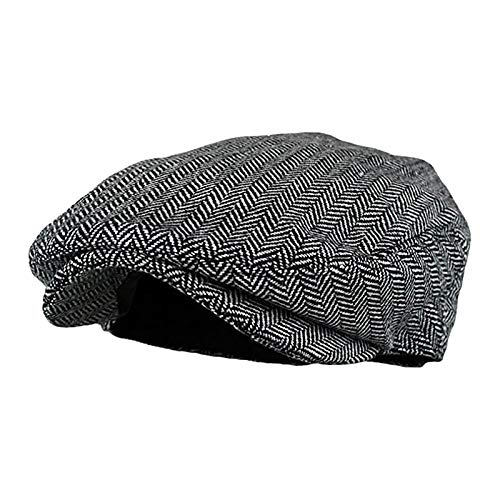 51qrncniqpl 1.jpg Botvela Men's Newsboy Wool Blend Cabbie Cap Hat