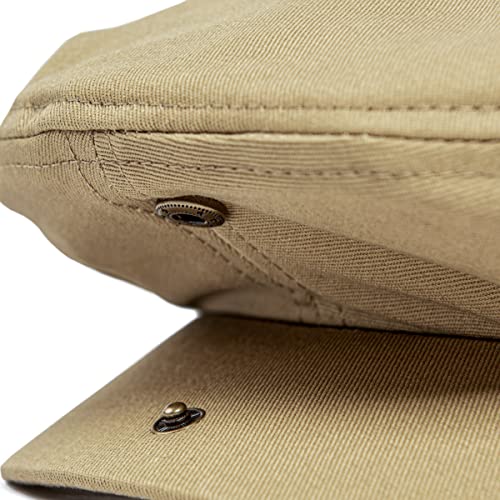 51qwubhlll.jpg JANGOUL Men's Ivy Cap Newsboy Flat Hat in Cotton Twill