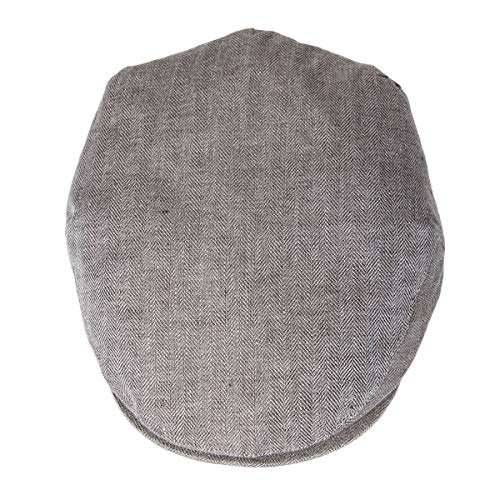 51t7iek39rl 5.jpg Botvela Men's Breathable Linen Flat Ivy Newsboy Hat for Summer | Botvela Men Linen Flat Ivy Breathable Summer Newsbo