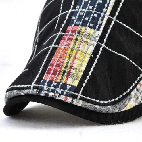 51tl8606etl.jpg Men's Adjustable Buckle Newsboy Beret Hat Cabbie Gatsby Cap