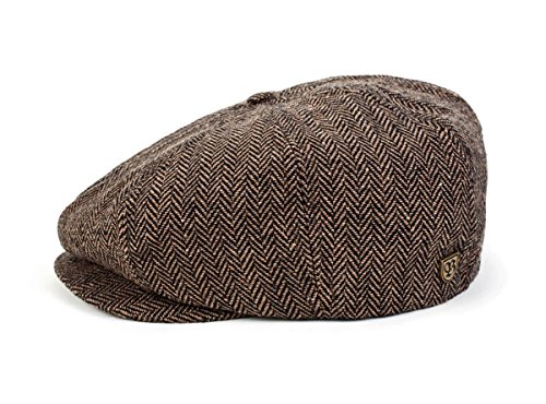 51y2 gjdsol.jpg Brixton Fenway Newsboy Driver Cap Cool Casual Men Fashion Hat Größe L Black Red
