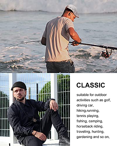 51yd3 lsv8s 1.jpg Zhanmai 4-Piece Summer Ivy Cap and Flat Hat for Men