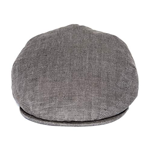 51yfm8uj5pl 5.jpg Botvela Men's Breathable Linen Flat Ivy Newsboy Hat for Summer | Botvela Men Linen Flat Ivy Breathable Summer Newsbo