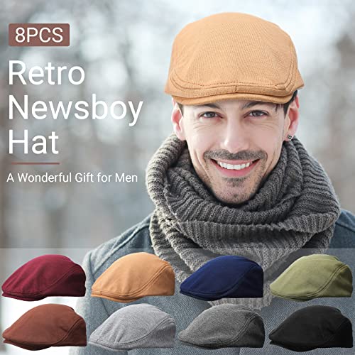 51ysh xkl.jpg JaGely Men's Breathable Newsboy Hat, Classic Gatsby Style, Cotton Beret for Winter Gifts