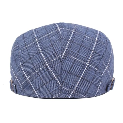 51b hi9 drl.jpg Botvela Men's Classic Newsboy Flat Cap (Blue, One Size)