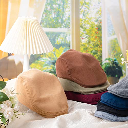 51bimsstipl 1.jpg JaGely 8 Pcs Breathable Newsboy Hats for Men Classic Gatsby Beret Cap