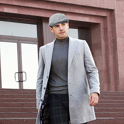 51dgtpw7apl.jpg JaGely Men's Breathable Newsboy Hat, Classic Gatsby Style, Cotton Beret for Winter Gifts