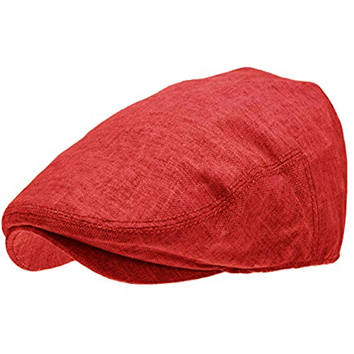 51fhs0huzl.jpg Men's Linen Flat Ivy Gatsby Summer Newsboy Hats