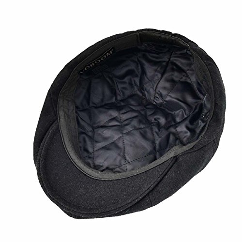 51l0knd8vl.jpg VOBOOM Men's Wool Blend Herringbone Newsboy Cap
