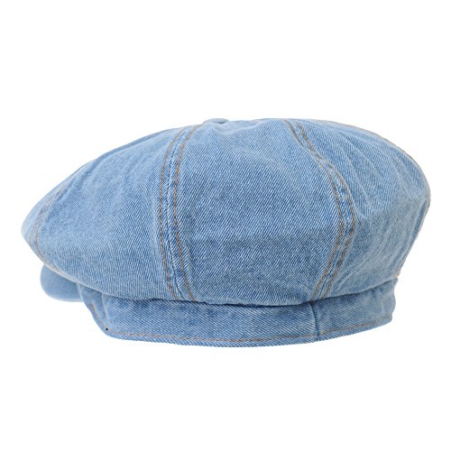 51pe7ghpvjl 3.jpg WITHMOONS Denim Cotton Newsboy Hat KR3613 for Men Festive Casual WearComfortable Breathable Summer Hat