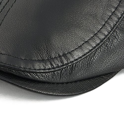 51te mo95fl.jpg VOBOOM Adjustable Genuine Leather Ivy Cap