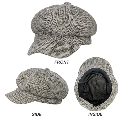 51xbixgg6l.jpg ColorSun Women's Newsboy Caps & Beret Hats Fashion Visor Gatsby Hat