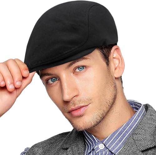 51yigikzwl.jpg 2 Pack DIYDECAL Mens Ivy Gatsby Newsboy Driving Cap