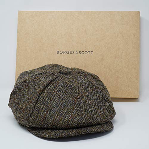 51yw56r4nfl 5.jpg Borges & Scott Lomond Newsboy Cap - 100% Handwoven Wool - Water Resistant | Borges & Scott Lomond Newsboy Cap - Harr