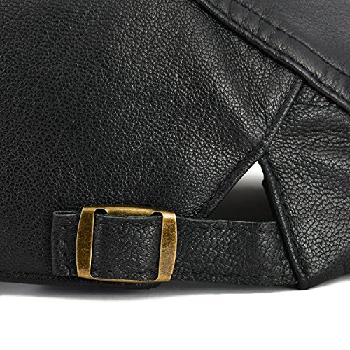 617nhlejmjl.jpg VOBOOM Adjustable Genuine Leather Ivy Cap