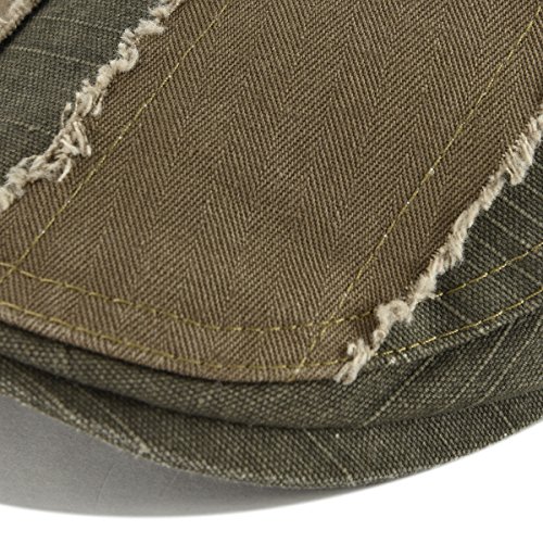 61oq9u9wrcl.jpg VOBOOM Genuine Cotton Distressed Ivy Newsboy Cap