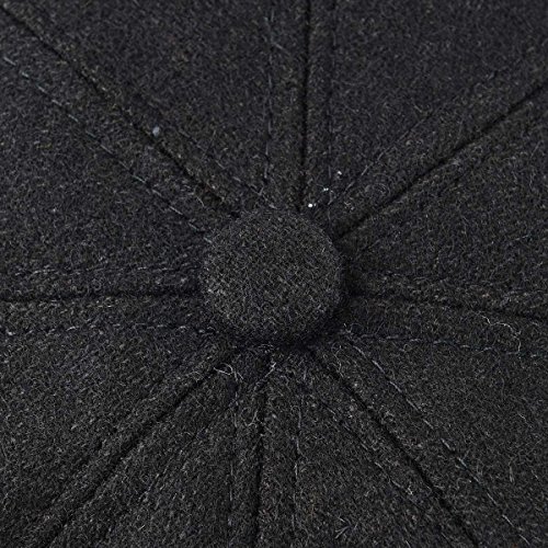 61r0grhjrhl.jpg VOBOOM Men's Wool Blend Herringbone Newsboy Cap