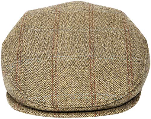 61ykcy9352l.jpg PanPacSight Men's Herringbone Flat Newsboy Hat Ivy Classic Golf Cap