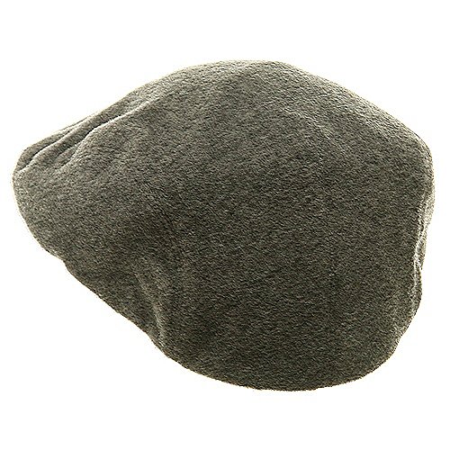 61e07dy65dl.jpg Mega Cap MG Men's Grey Wool Ivy Newsboy Hat