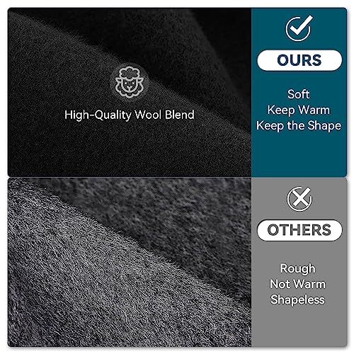 61urvqor1bl.jpg POUDAY Wool Blend Newsboy Cap for Men