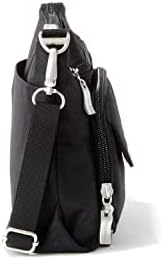 Baggallini Original RFID Protected Lightweight Nylon Zippered Travel Purse for Women ClimatePartner Certified