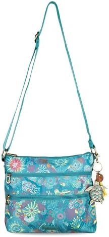 Sakroots Eco Twill Crossbody Purse for Everyday Use and Travel - Zipper Closure & Adjustable Strap