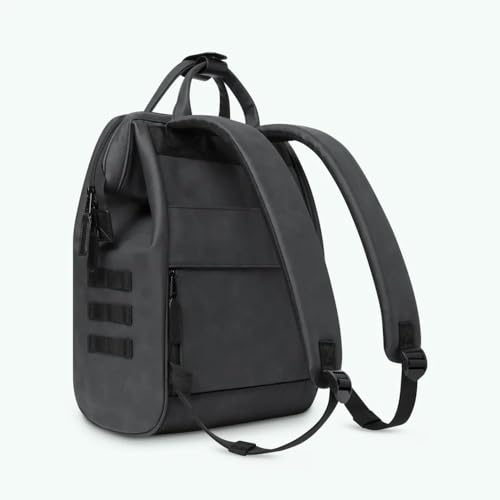 Cabaïa - Sac à Dos Déperlant pour Homme et Femme - Compartiment Ordinateur Portable - Noir