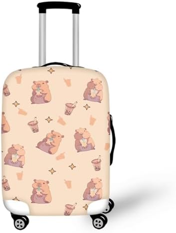 Protective Suitcase Covers for Travel Luggage | Carry on Luggage Cover for Capybara Suitcase | Travel Luggage Cover for