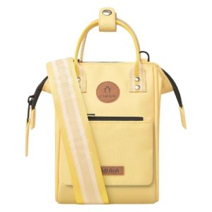 Cabaïa Benguela Nano Bag Crossbody - Jaune Clair | Sac Bandoulière pour Femmes | Taille Small | Chic et Pratique