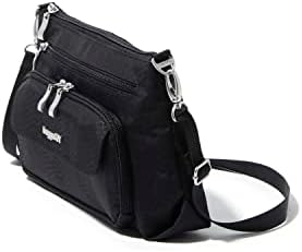 Baggallini Original RFID Protected Lightweight Nylon Zippered Travel Purse for Women ClimatePartner Certified