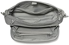 Baggallini Original RFID Protected Lightweight Nylon Zippered Travel Purse for Women ClimatePartner Certified