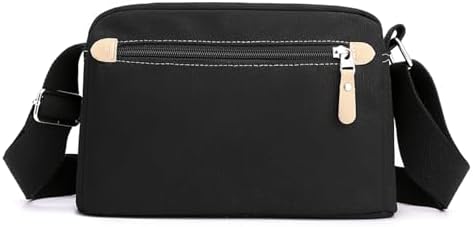 Sunshinejing Lightweight Crossbody Bag for Women | Casual Purses for Daily Travel | Small Canvas Bag with Adjustable Str