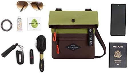 Sherpani Pica Women's Lightweight 4L Travel Crossbody Bag with RFID Protection Reef