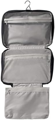 Baggallini Unisex Large Hanging Travel Toiletry Kit - Lightweight 8x11 Inch Makeup Bag for Everyone Travel