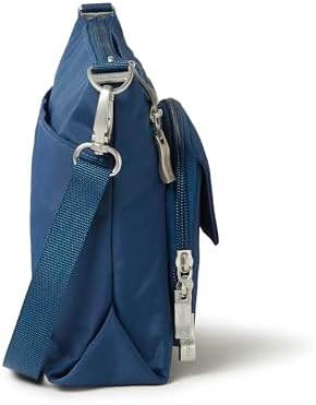 Baggallini Original RFID Protected Lightweight Nylon Zippered Travel Purse for Women ClimatePartner Certified