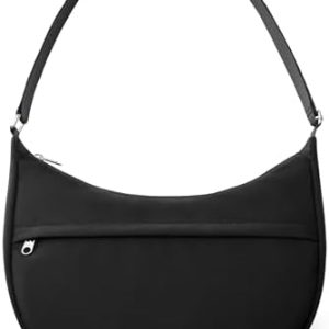 Fancy Forest KALIDI Nylon Crescent Bag Medium Casual Shoulder Crossbody Purse for Women Men Travel with External Pocket