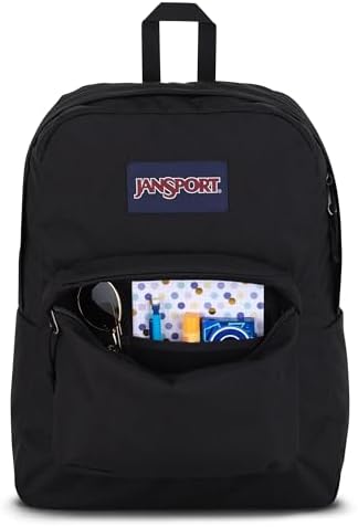 JanSport SuperBreak One Backpack Navy - Durable Lightweight Bag with Main Compartment - Premium Travel Backpack