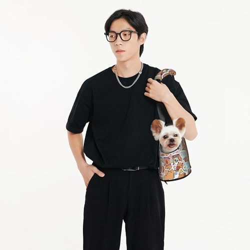 Holiday Capybara Small Pet (Kitten or Puppy) Travel Handbag Black Holiday Capybara Small Pet (Kitten or Puppy) Portable