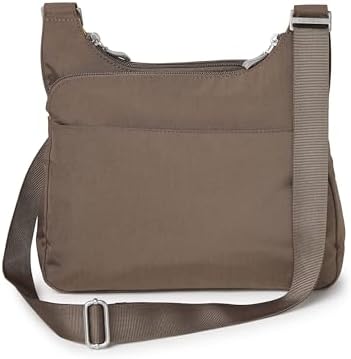 Baggallini Cross Over Crossbody Women Lightweight Water-Resistant Nylon Organized Travel Bag Purse