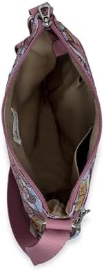 Sakroots Eco Twill Crossbody Purse for Everyday Use and Travel - Zipper Closure & Adjustable Strap