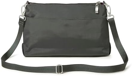 Baggallini Original RFID Protected Lightweight Nylon Zippered Travel Purse for Women ClimatePartner Certified