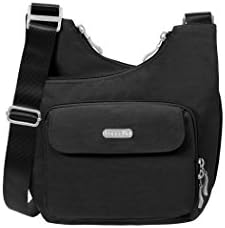 Baggallini Criss Cross Travel Crossbody Bag - Premium Leather, Women, Suitcases & Travel, Timeless Design, One Size | B